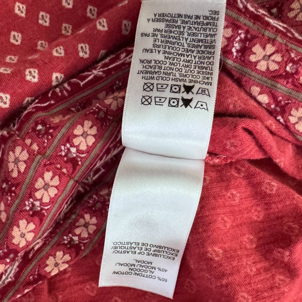 LUCKY BRAND Women’s Sleeveless Graphic Print Top Size Med NWOT - Picture 4 of 7